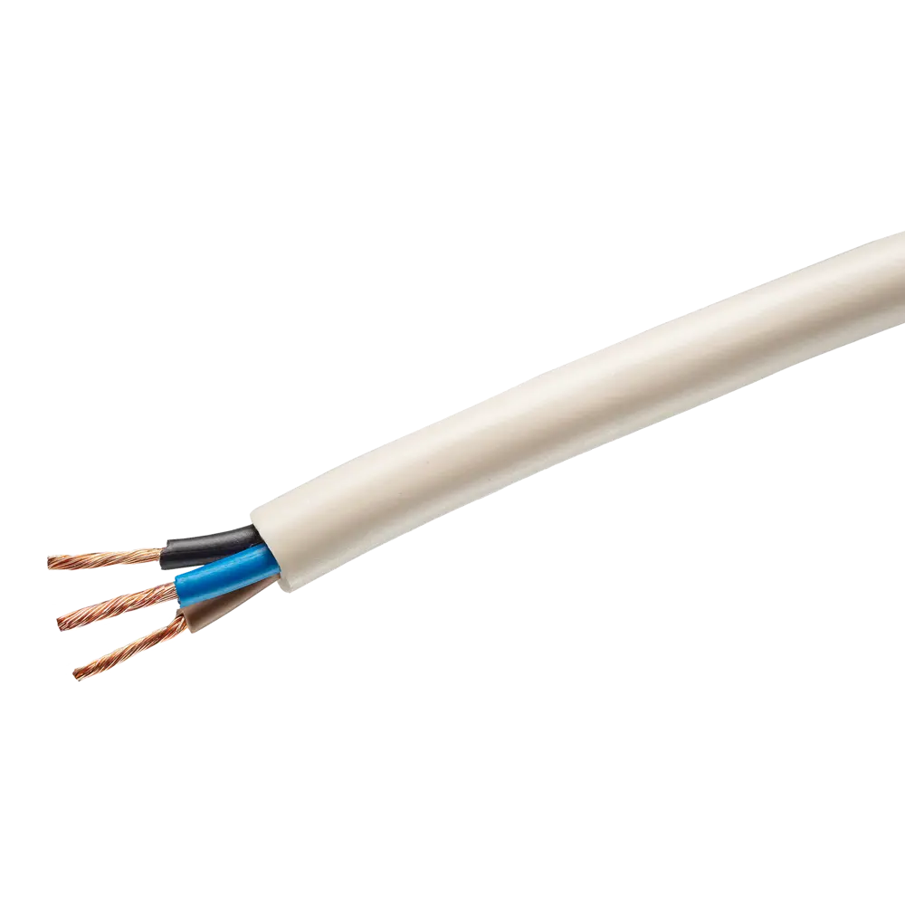 Провод Камит ПВС 3x0.75 на отрез ГОСТ цвет белый STLM-2091982 - Вид №1