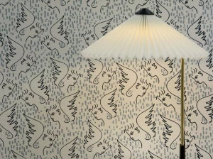 LELIEVRE Обои на флизелиновой основе с рисунком Deuxieme chapitre - jean cocteau 6466