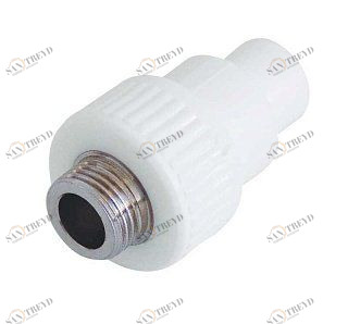 Муфта комбинированная KALDE D32х1" НР белая 3222NMO321000