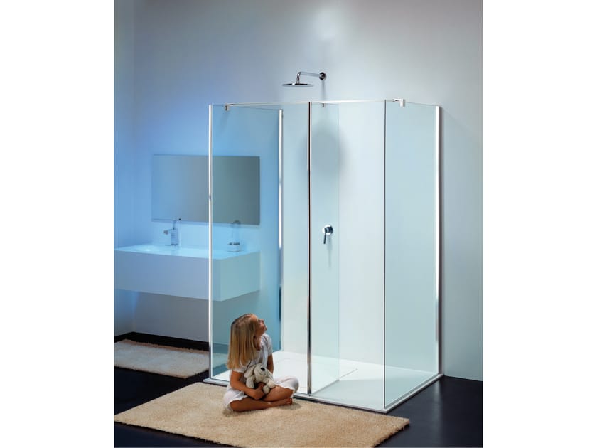 Стеклянная прямоугольная душевая кабина Provex Industrie ARCH-00039971