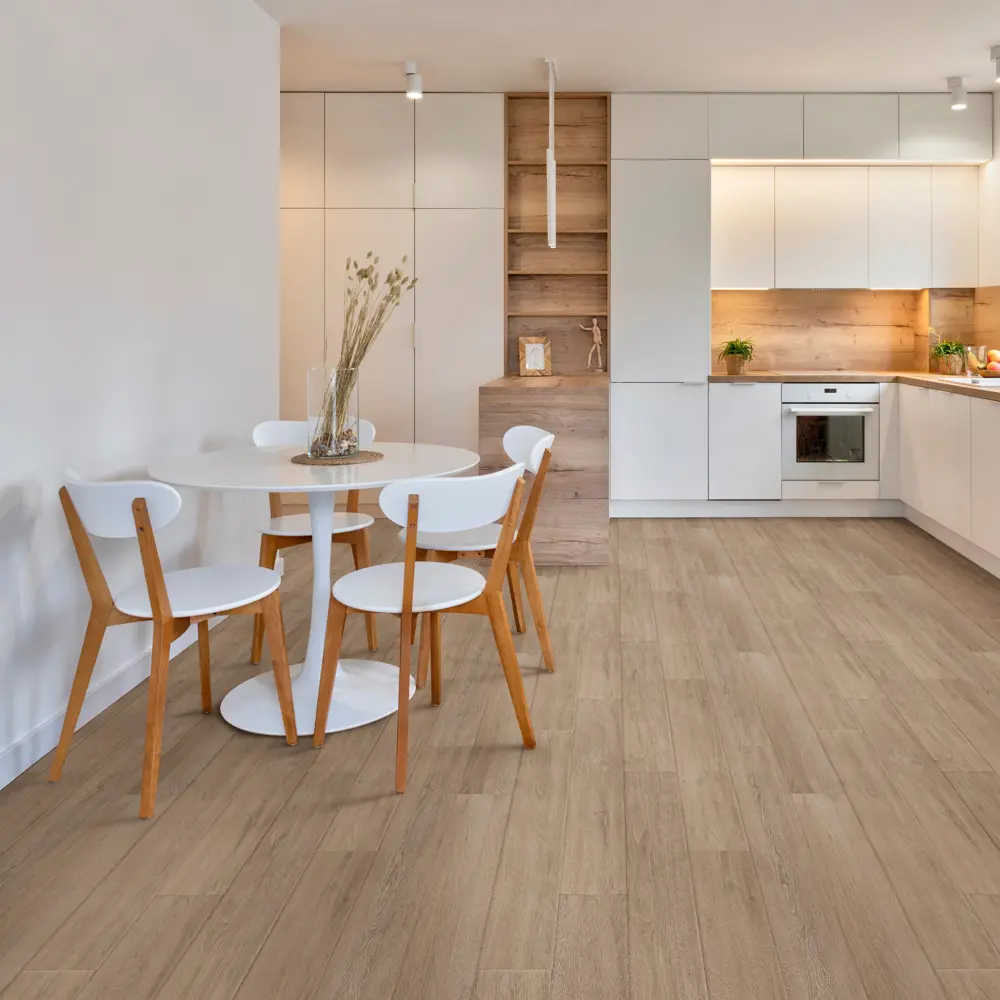 Линолеум полукоммерческий KREAFORTA «Иркут» 33 класс, 3.5 м, коричневый под дерево 89427468 STLM-1580298