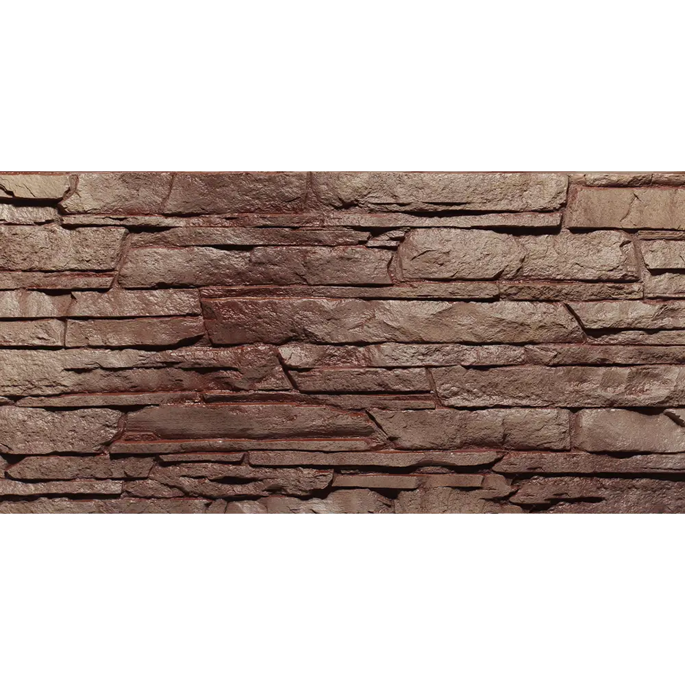 Фасадная панель FineBer Скала цвет жёлто-коричневый STLM-2074644 - Вид №1