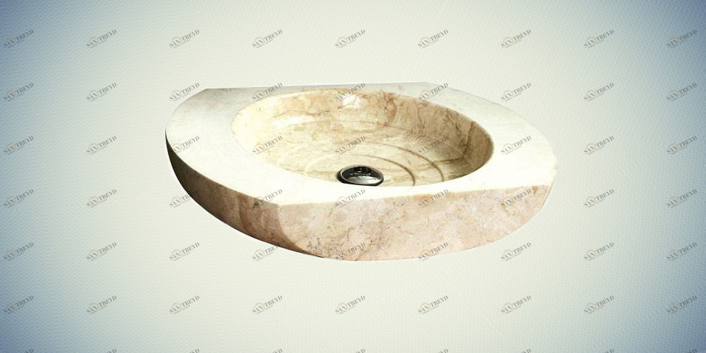 ORG091 Накладная раковина на столешницу  овальная BATi BALi 