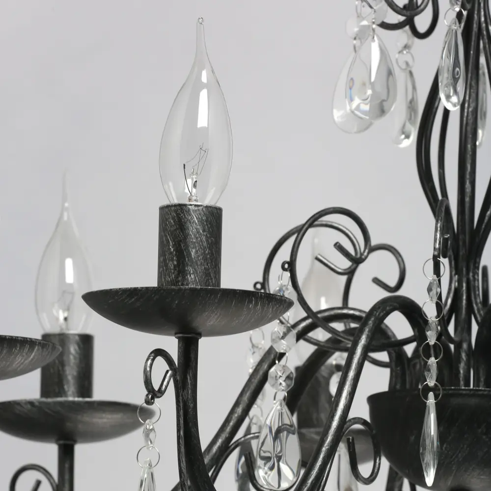 Люстра De Markt Аврора с хрустальными подвесками для гостиной и столовой 82312578 STLM-0024422 - Вид №6