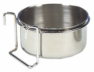 ПР0037880 Миска для птиц с навесным креплением, металл 150мл ANKUR