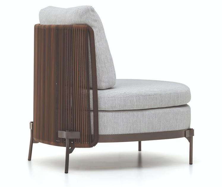 Minotti Садовое кресло из ткани Tape cord outdoor sun-id-1455291 - Вид №1