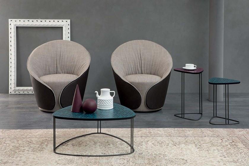 Tonin Casa Стол журнальный высокий треугольный из мдф  T6236  - Вид №1