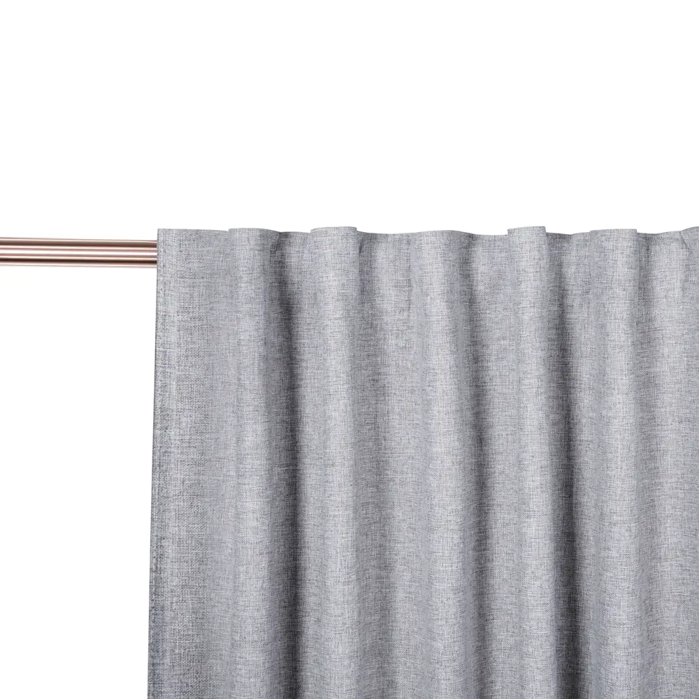 Штора на ленте Мари 200x270 см цвет серый СТОЛИЦА ТЕКСТИЛЯ STLM-2069088 - Вид №6