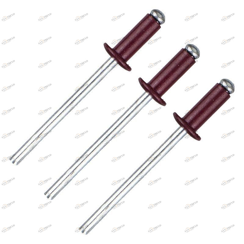 Заклёпка Matrix RAL3005 4х10мм цвет красное вино 50шт 12221