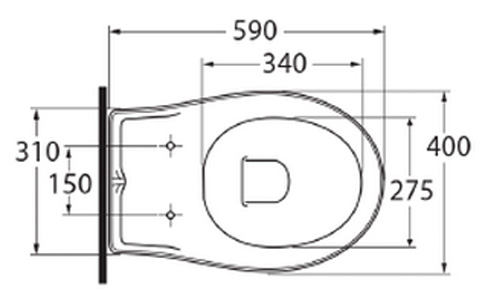 ML.IMP-25.311.BI Приставной унитаз напольный Белый Migliore  Италия  - Вид №4