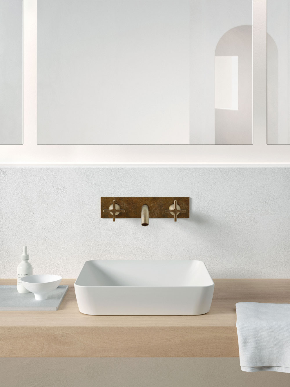 885011 Встроенная раковина под столешницу овальная GSI ceramica Pura - Вид №2