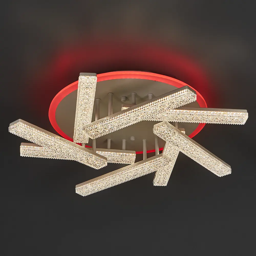 Люстра потолочная De City Оскар 8x10 Вт+22 Вт RGB LED 220 В с пультом управления 88038422 STLM-2001293  - Вид №21
