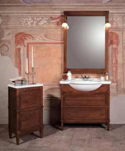 8048 Tifernoit Композиция для ванной в цвете блонд орех Bagno