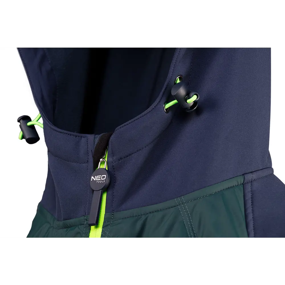 Куртка Neo Tools Premium Softshell темно-синяя/зеленая размер L рост 184 STLM-2185195 - Вид №2