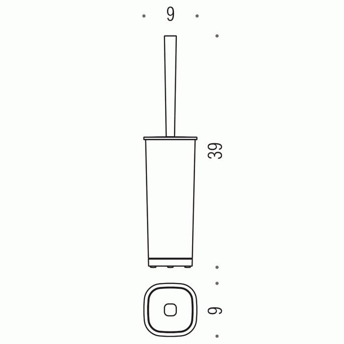B2506 Ёршик напольный COLOMBO Alize Colombo Design - Вид №2
