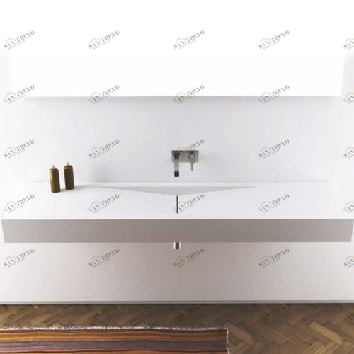 47021 Подвесная раковина настенная овальная MOMA Design Woodtower белая