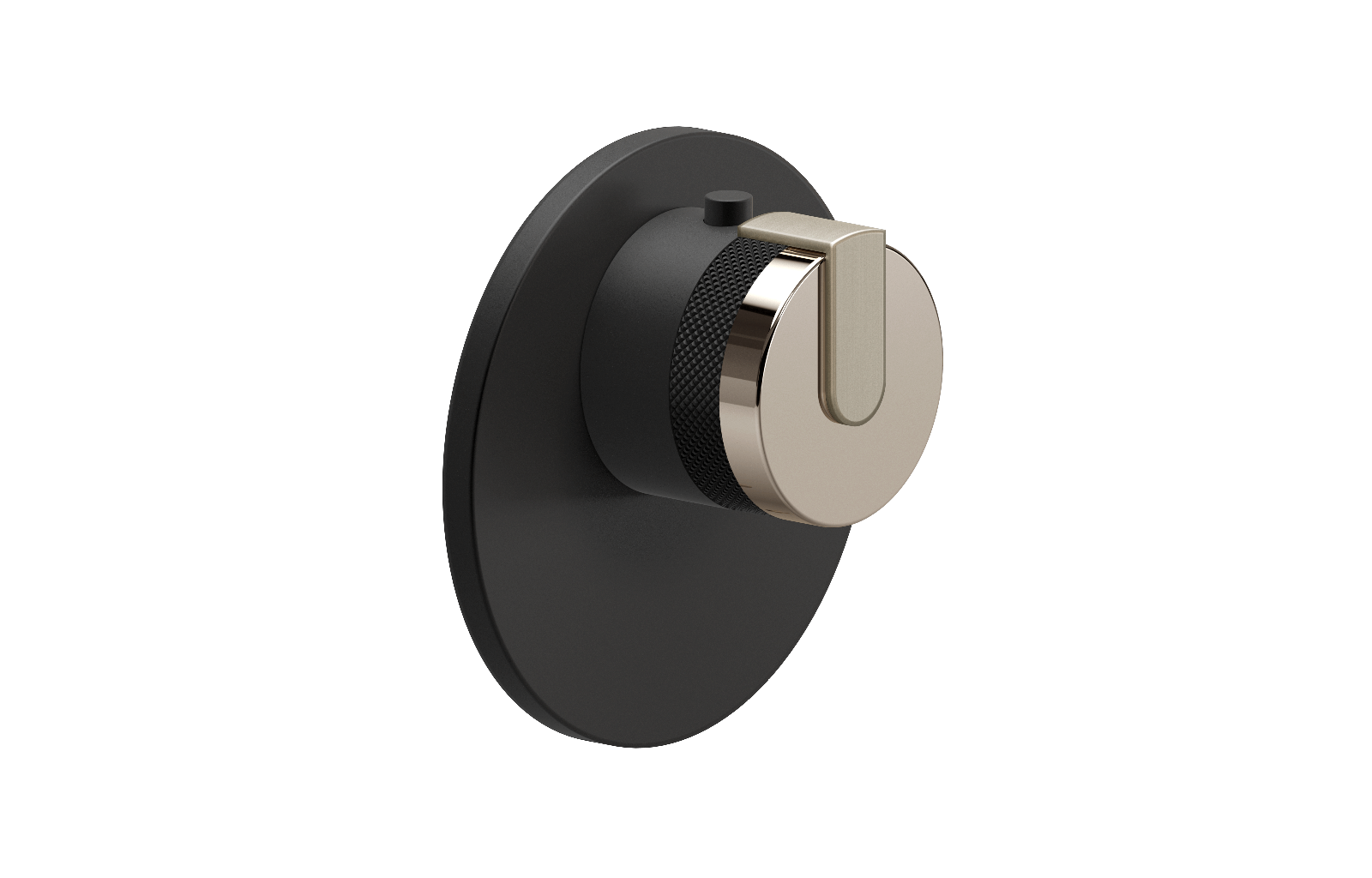 E-8027-R1PNE-L1SN-MBK-T Термостатический переключатель 3/4-Внешняя часть GRAFF MOD+