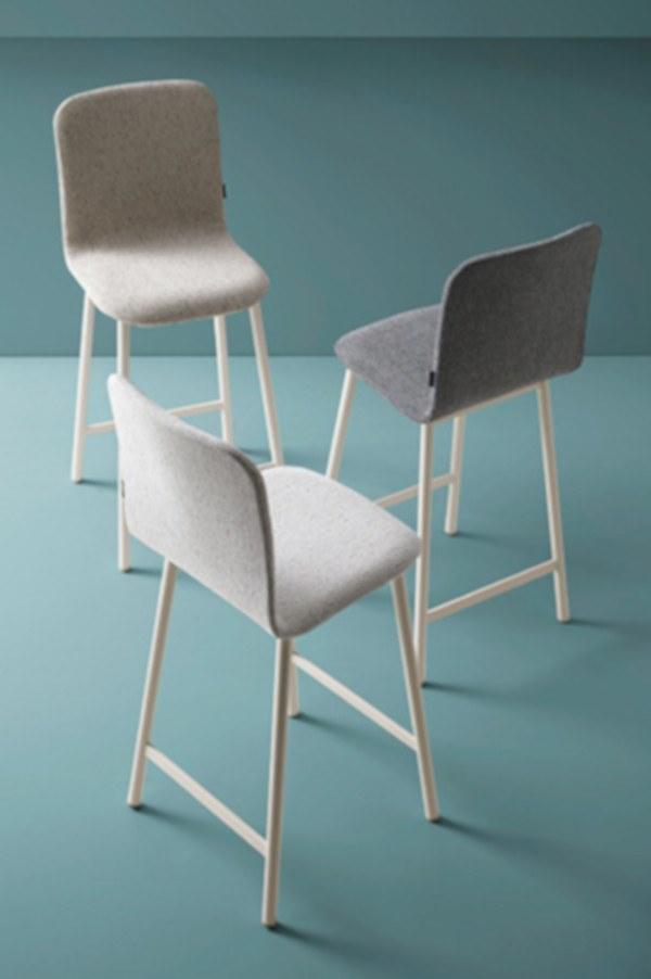 MOBLIBERICA Высокий табурет с подставкой для ног Pepper sun-id-1396283 - Вид №2