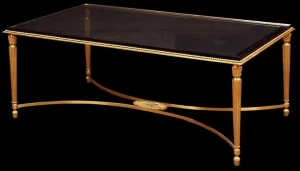 Tisserant Прямоугольный стеклянный журнальный столик