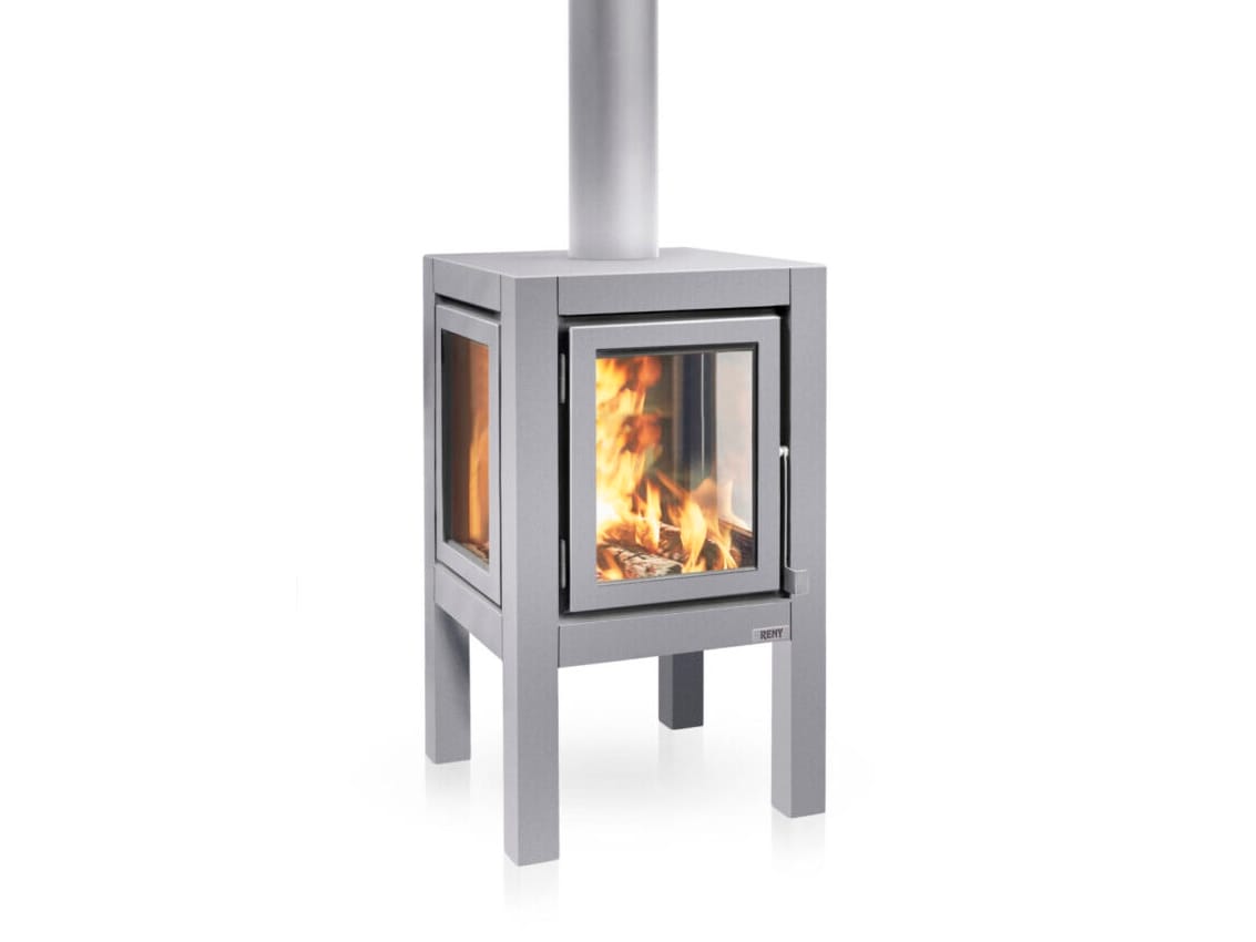 Отдельно стоящий открытый камин из нержавеющей стали RB73 Quaruba ARCH-00140498 - Вид №6