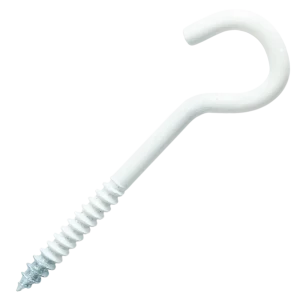 Шуруп-крюк 4x40 мм сталь RAL9003 4 шт.