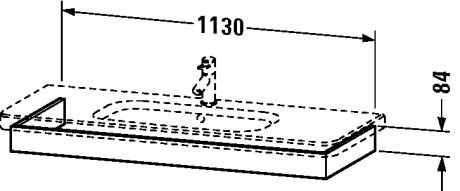 DS608305353 Подвесная раковина настенная овальная Duravit Durastyle белая - Вид №1