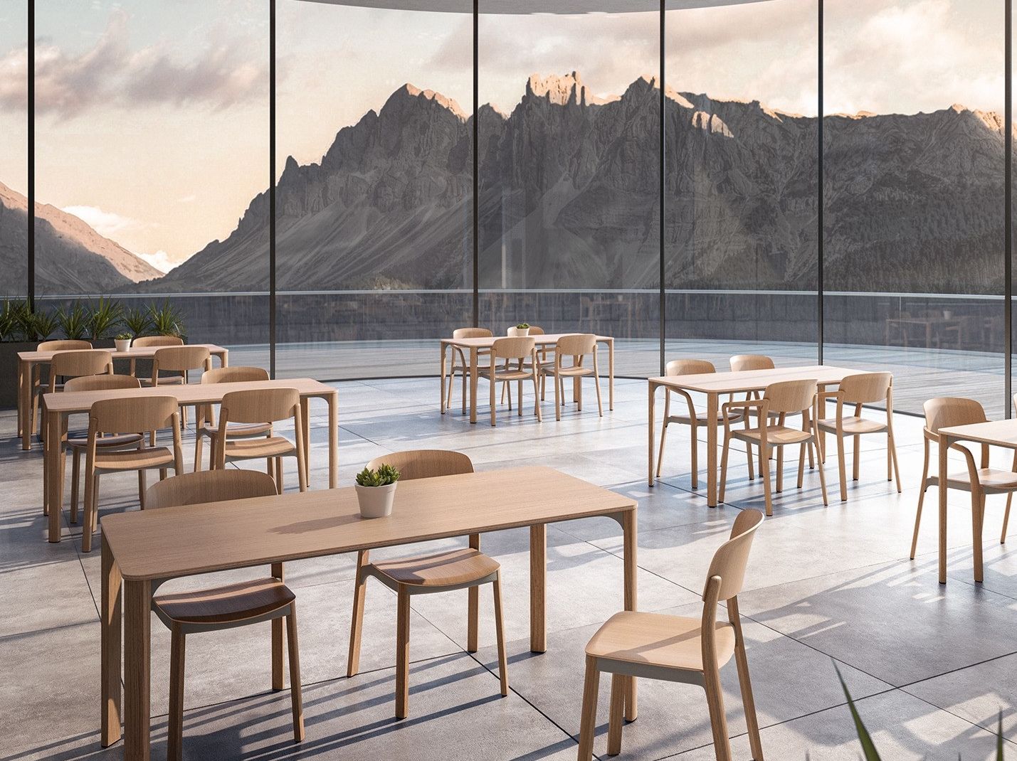 Деревянный штабелируемый стул Brunner nate ARCH-00065918 - Вид №2