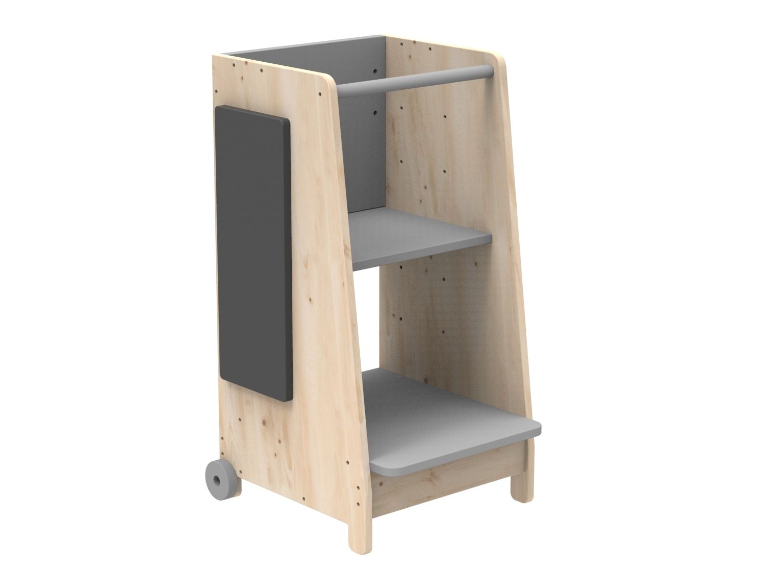 Регулируемая высота деревянный стул Mathy by Bols ASYMETRY ARCH-00149104