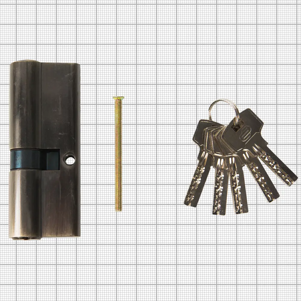 Цилиндр Standers ключ/ключ 35х45 бронза, TT-CAB3545AB STLM-2128447 - Вид №3