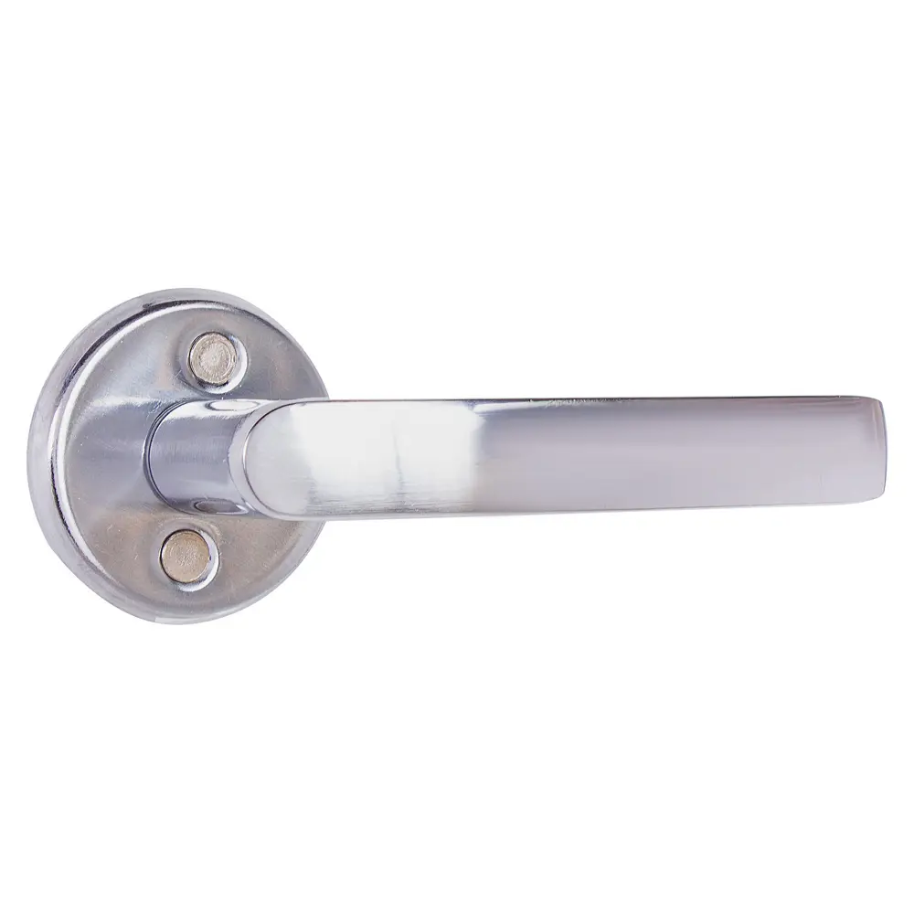 Ручки дверные на розетке Palladium 016 (5/60), алюминий, цвет матовый хром STLM-2136070