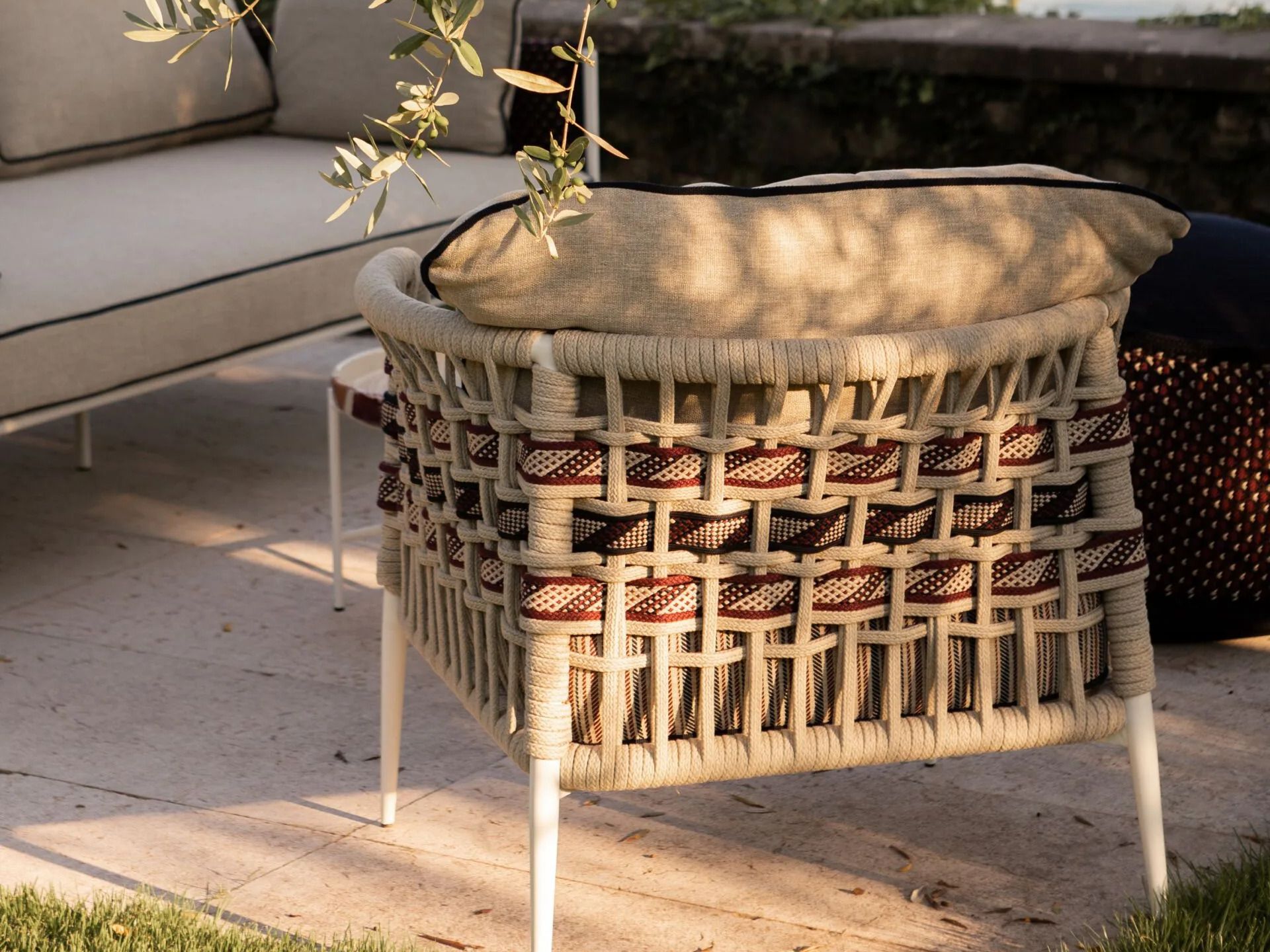 Плетеное уличное кресло с веревками Nodo Italia Antonio Marras + Nodo Italia ARCH-00120059 - Вид №6
