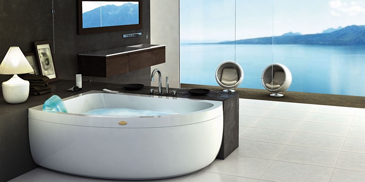 Ванна с гидромассажем "HYDRO TOP" Aquasoul Offset угловая 9443-192A Sx Jacuzzi 9443192ASX - Вид №2