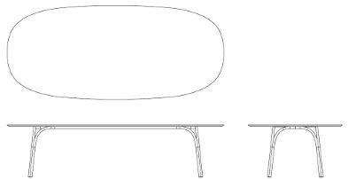 Desalto Овальный стол из ореха sun-id-1382634 - Вид №2