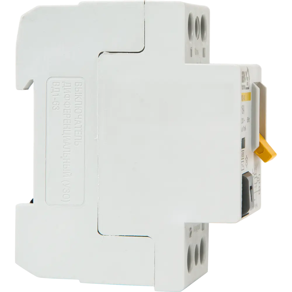 IEK HOME УЗО ВД1-63 - защита от токов утечки 10 мА 18072555 STLM-0009415 - Вид №3