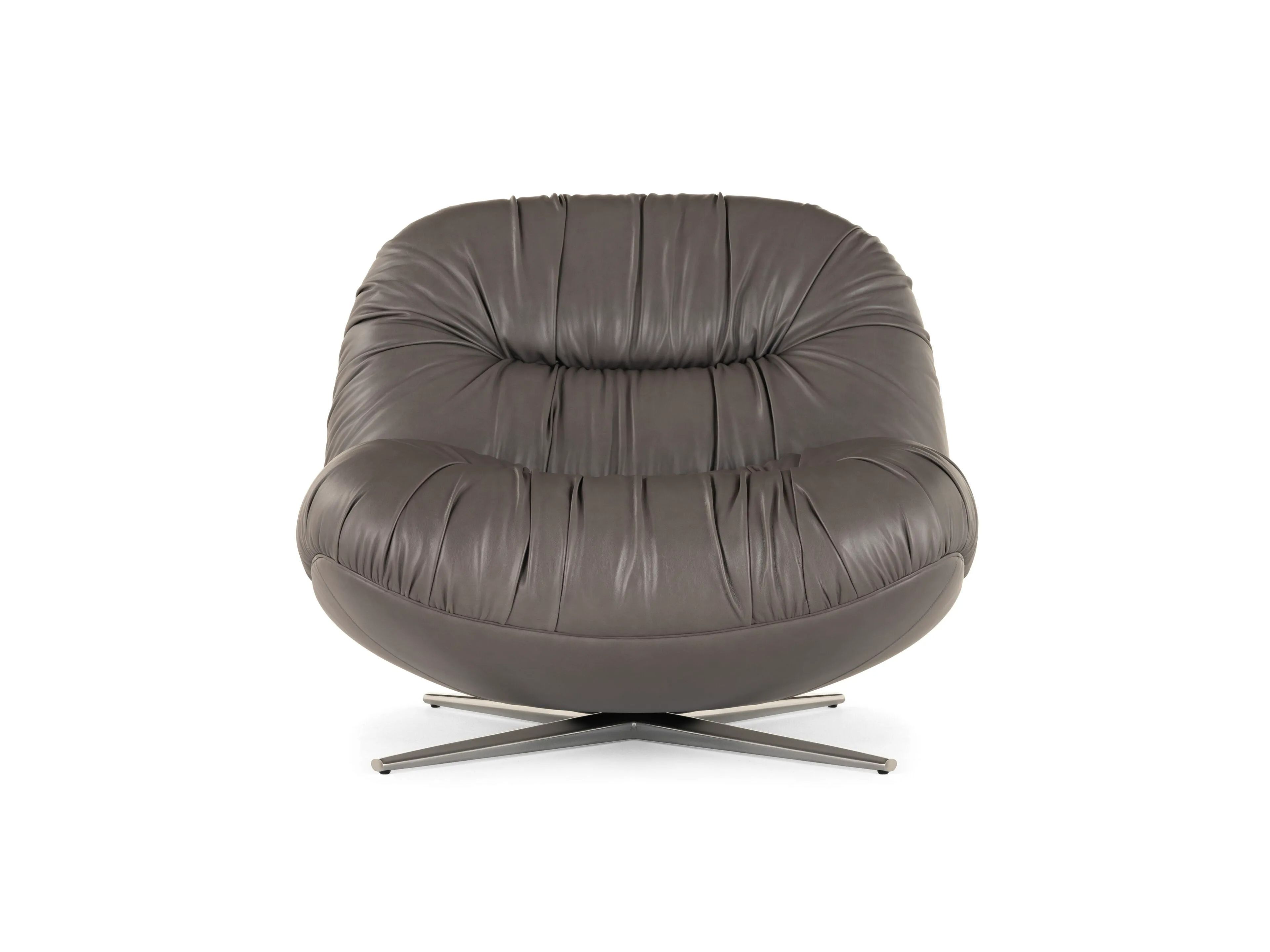 Вращающееся кресло из ткани и кожи Visionnaire AURA ARCH-00110208 - Вид №1