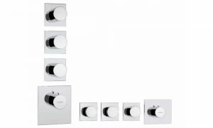Z031205 + Z030202 000 Смеситель & запорный кран Oki 3 Outlets LP BOSSINI