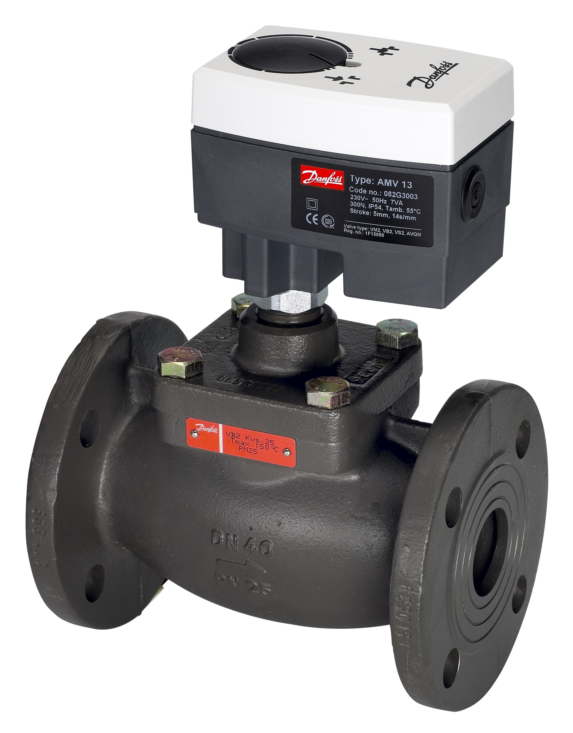 Danfoss Редукторные электроприводы с трехпозиционным управлением ARV 153 230В 3с/мм 082G6011  - Вид №26