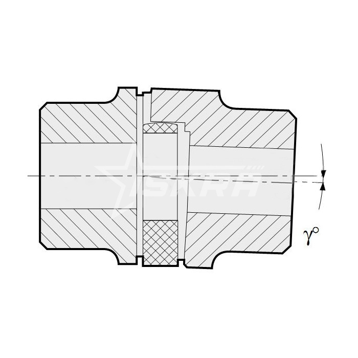 IS3779 Упругий элемент типа паук черный EN38045 ISKRA  - Вид №3
