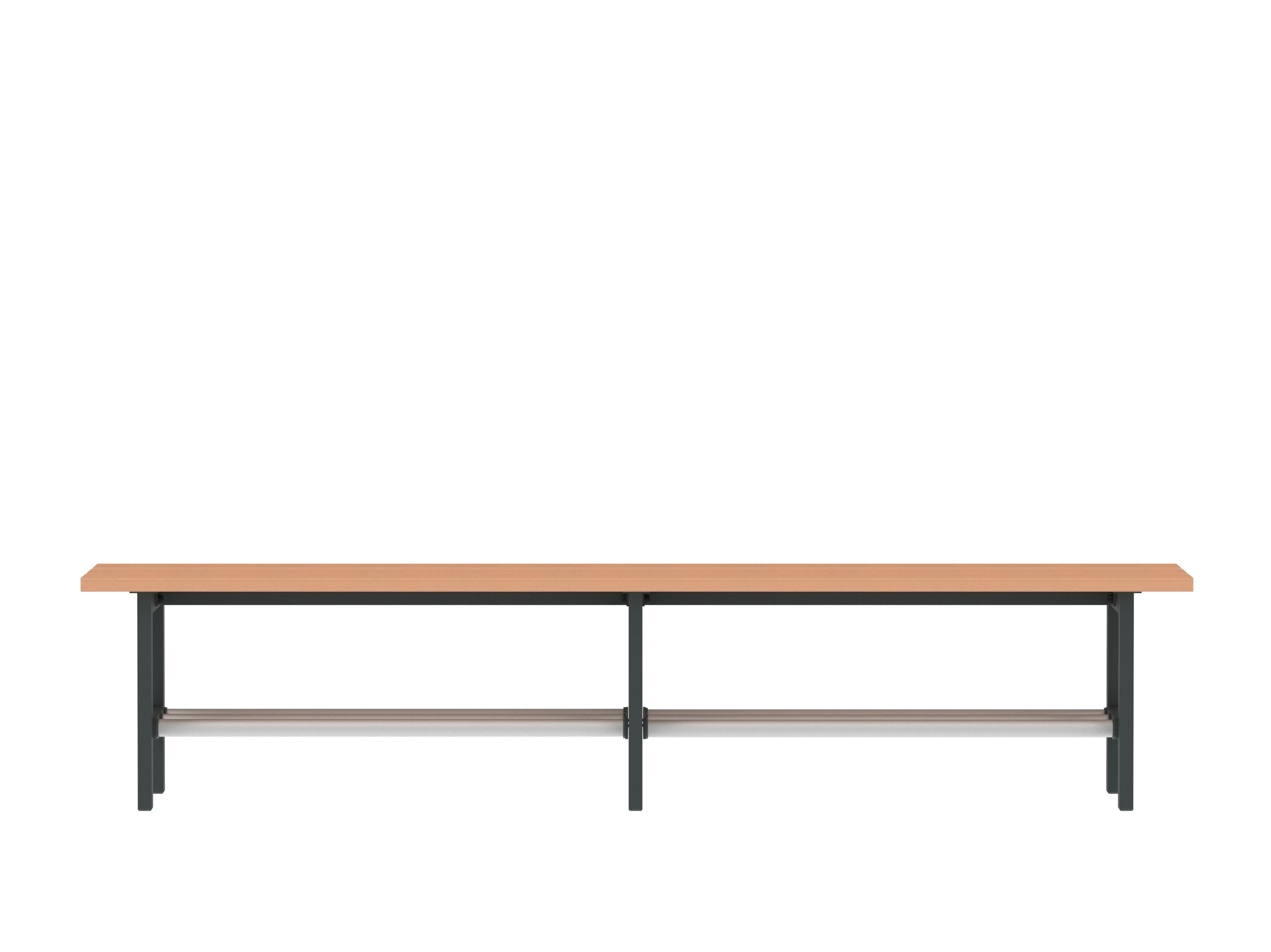 Скамейка для спортивных сооружений из бука FUNCTIONALS Tertio ARCH-00014013