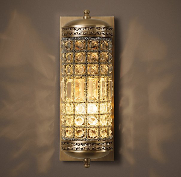 Светильник настенный золотистый Delight Collection French Empire 1 KR0107W-1 DELIGHT COLLECTION  00-3882844 Золото  - Вид №2