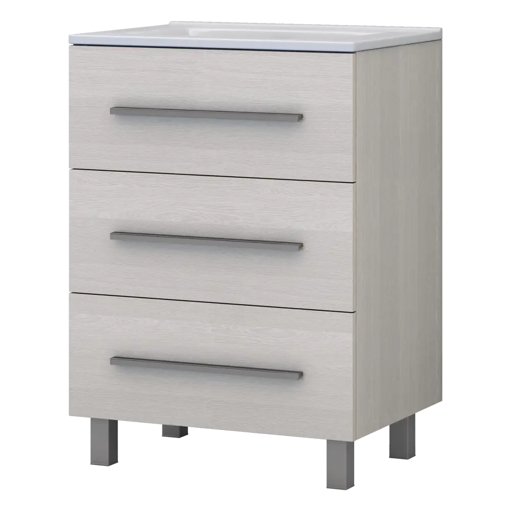 Тумба под раковину напольная Vigo Yuma 60 см цвет ясень анкор STLM-2144419 - Вид №1