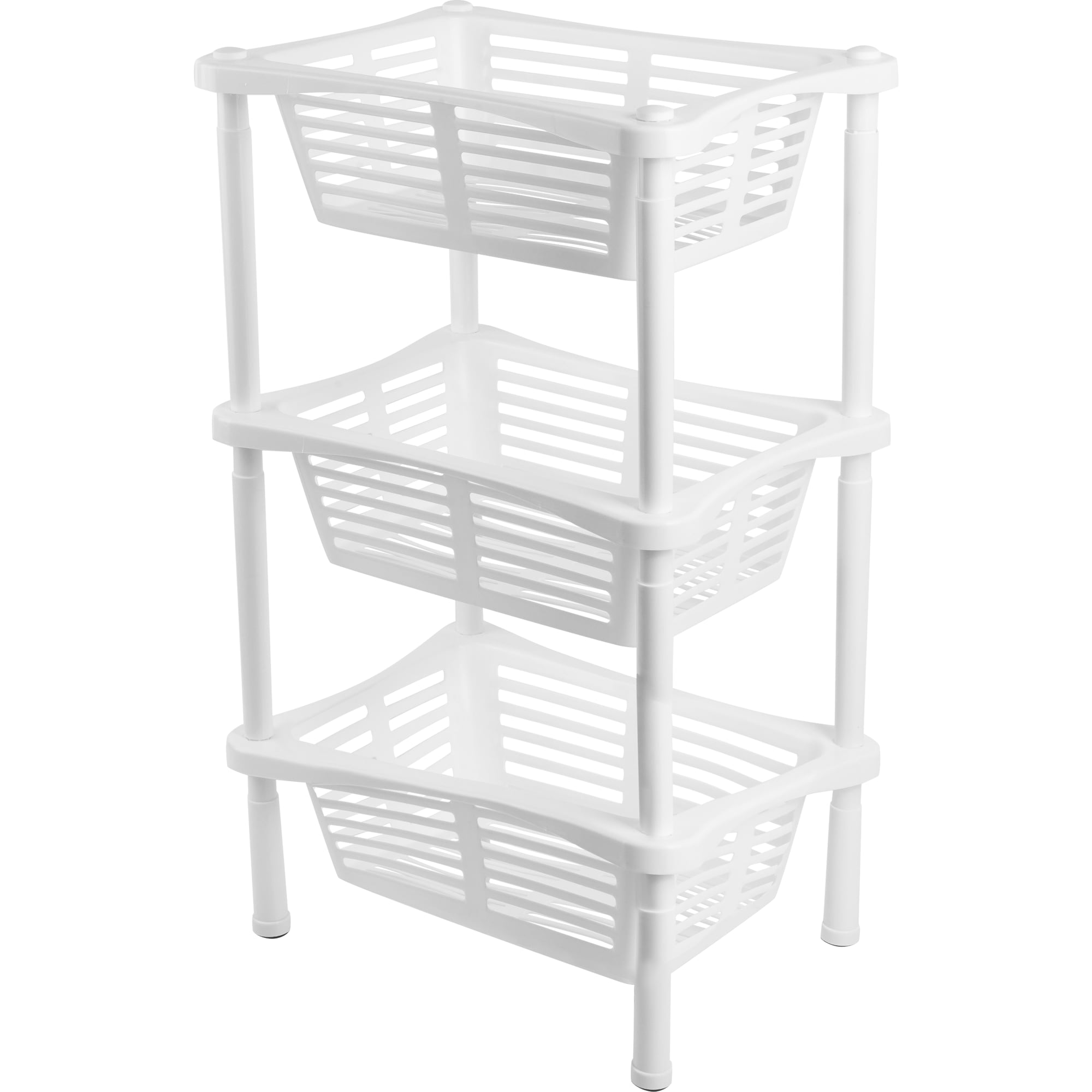 82585575 Этажерка с корзинками, 3 секции, 30х68х22 см, цвет бежевый Santreyd 