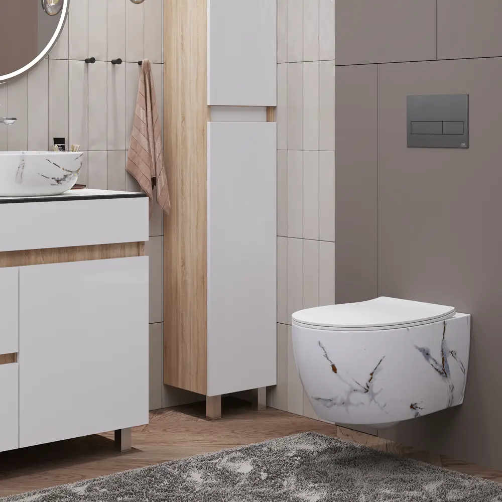 Подвесной унитаз Nova безободковый Santreyd STLM-2063048 - Вид №3