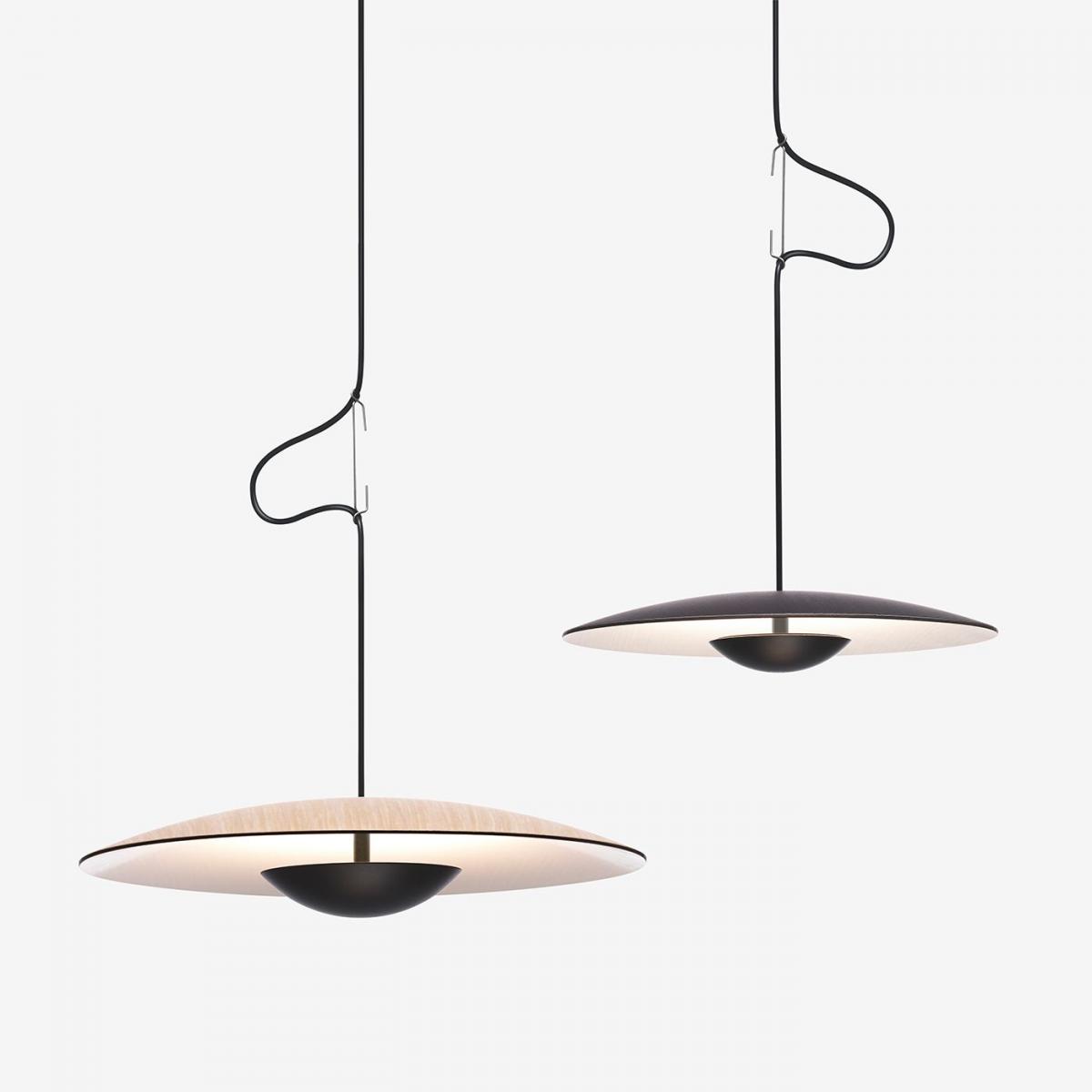 090539 Подвесной светильник 32 венге-белый (DALI) Marset Ginger