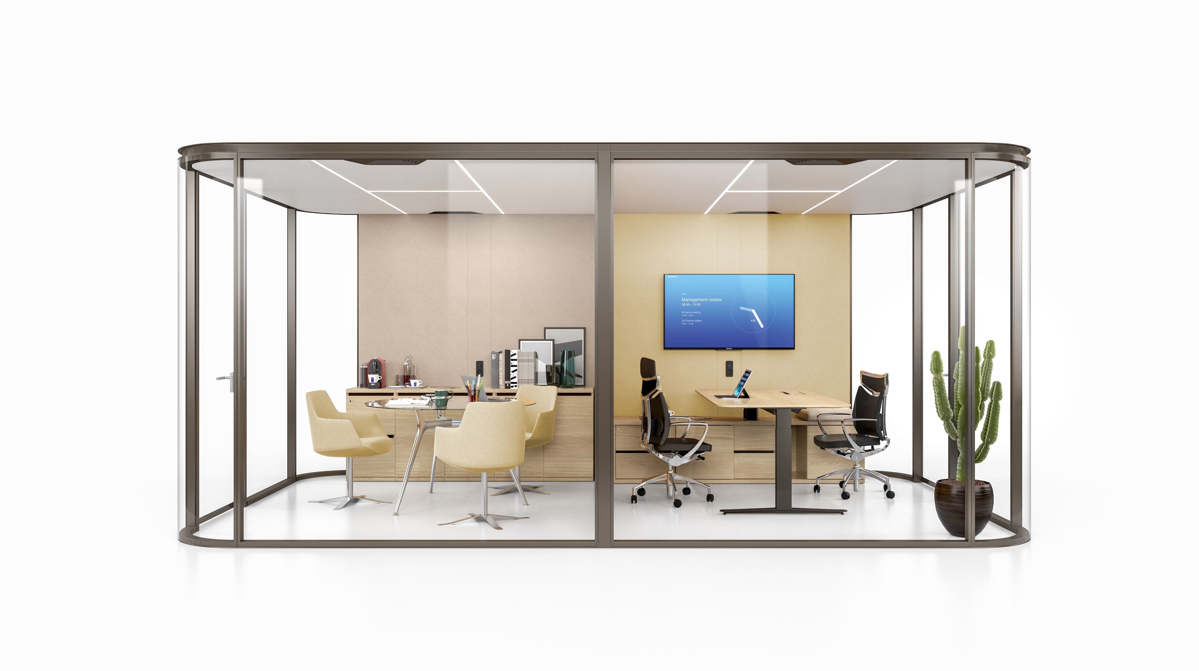 Акустическая офисная кабина со встроенным освещением ESTEL GROUP Collaborative Room ARCH-00057286 - Вид №24