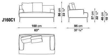 B&B Italia Project Диван из ткани Jean sun-id-1490909 - Вид №6