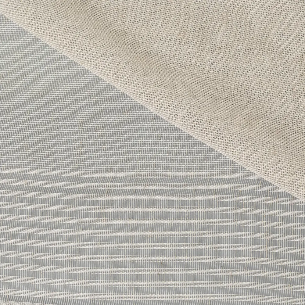 Тюль 1 м/п Сетка с мережкой 300 см цвет бежевый GARDEN STLM-2145672