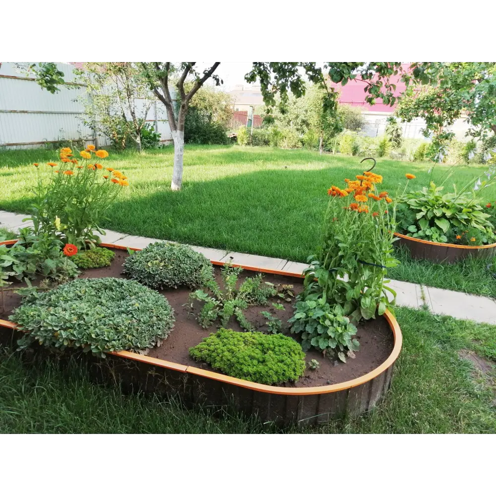 Высокая грядка 100x30x250 см v750 л металл коричневый 85642521 STLM-2157846 Santreyd  - Вид №1