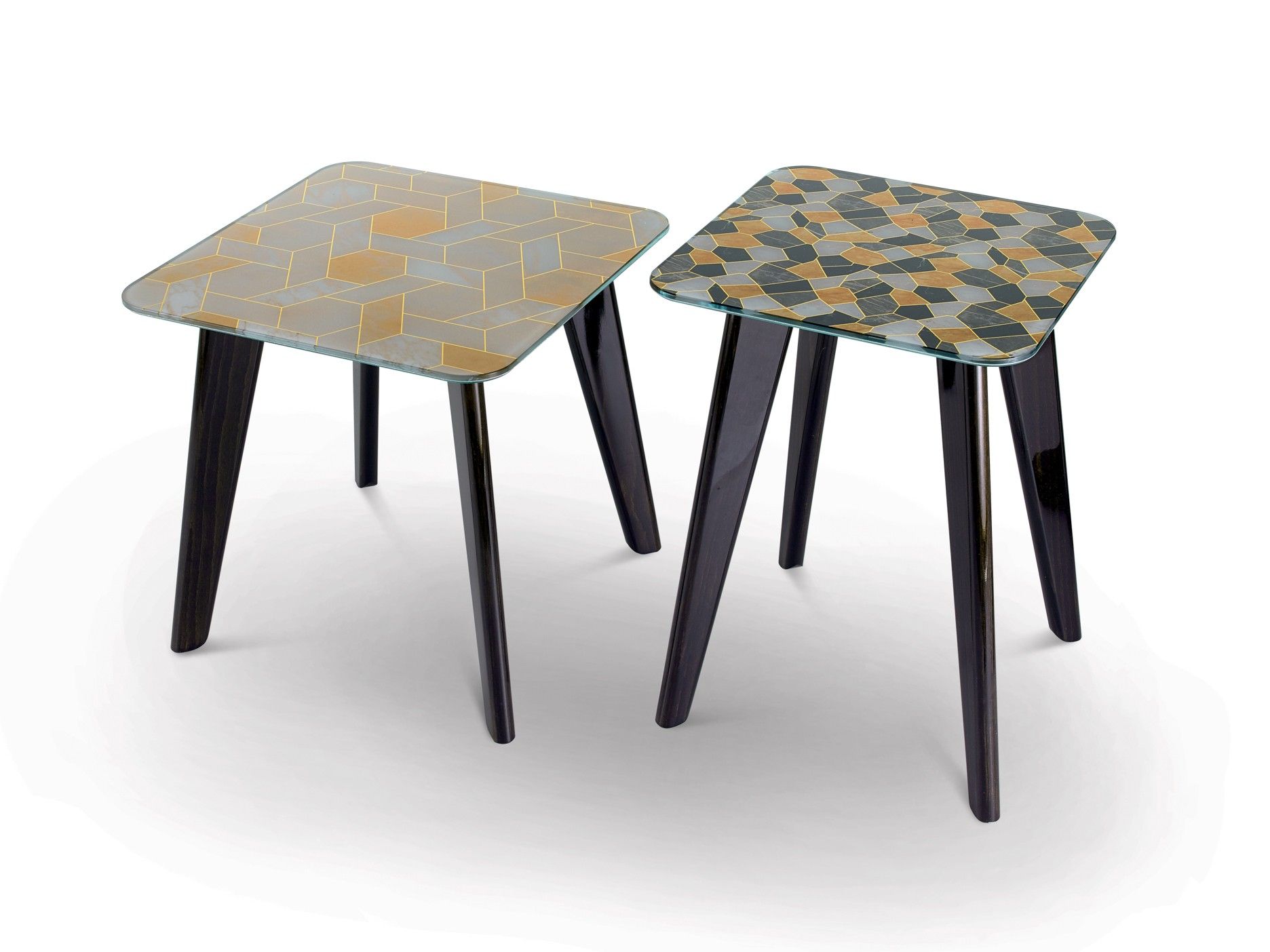 Квадратный стеклянный журнальный столик Sicis OWEN ARCH-00049612