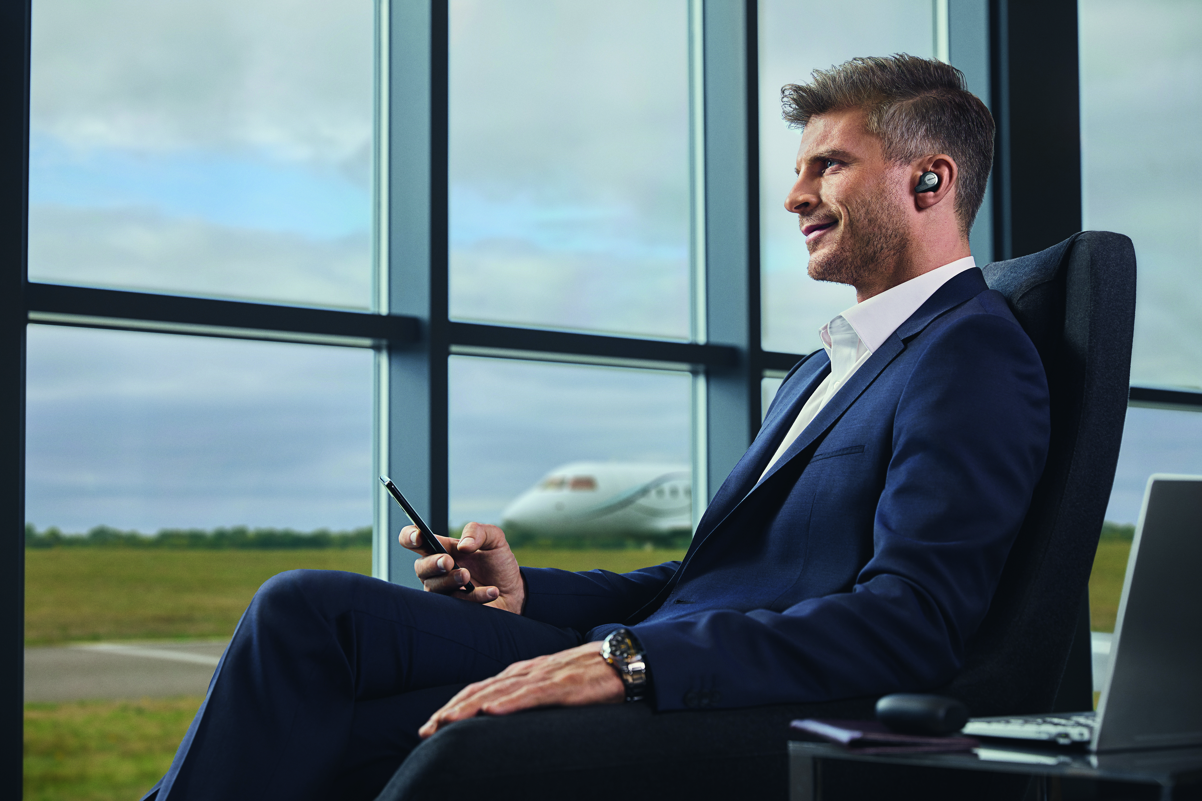 6598-832-209 evolve 65t, titanium black, uc Jabra Santreyd  - Вид №11